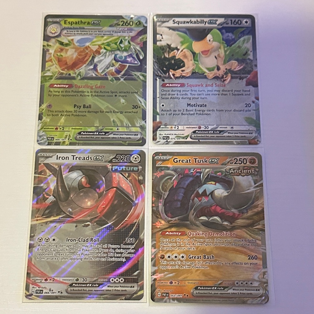 Pokemon Trading Cards - Paldean Fates EX Cards